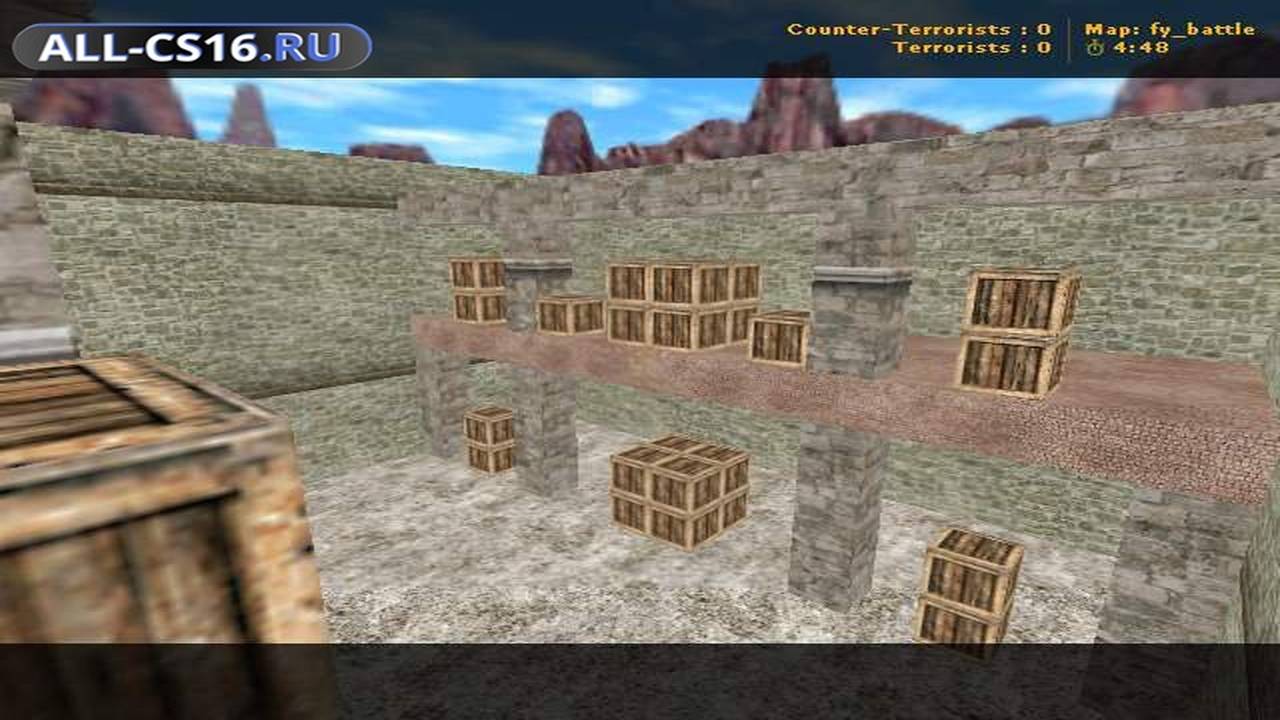 Карта «fy_battle» для CS 1.6 для CS 1.6