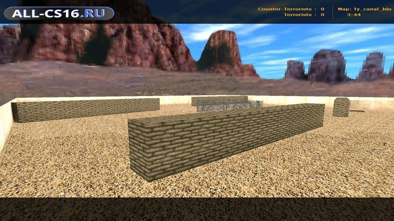Карта «fy_canal_block_v2» для CS 1.6 для CS 1.6