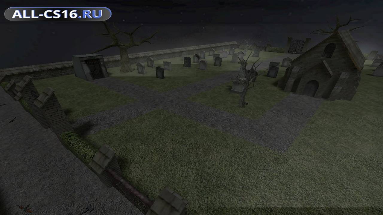 Карта «fy_cemetery» для CS 1.6 для CS 1.6