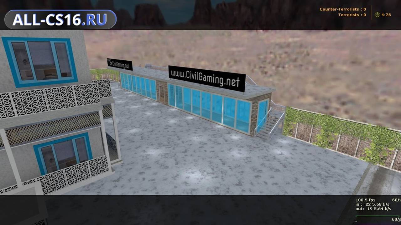 Карта «fy_civilworld» для CS 1.6 для CS 1.6
