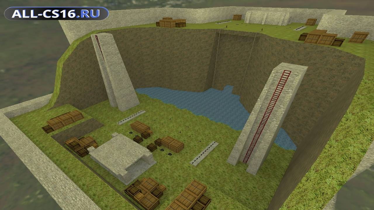 Карта «fy_cliff» для CS 1.6 для CS 1.6