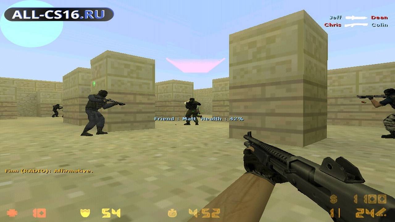 Карта «fy_closecombat_armored» для CS 1.6 для CS 1.6