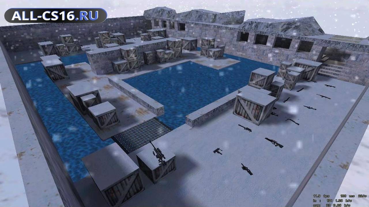 Карта «fy_cold_ice_war» для CS 1.6 для CS 1.6