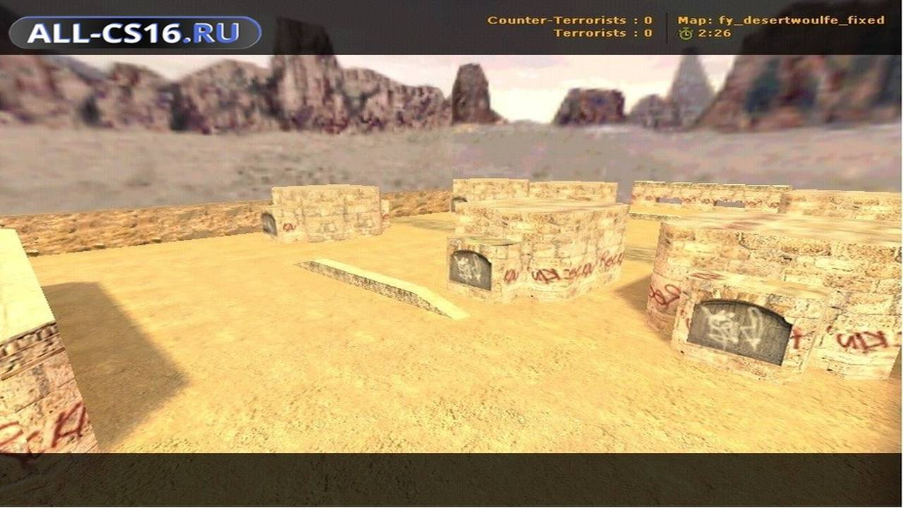 Карта «fy_desertwoulfe_fixed» для CS 1.6 для CS 1.6