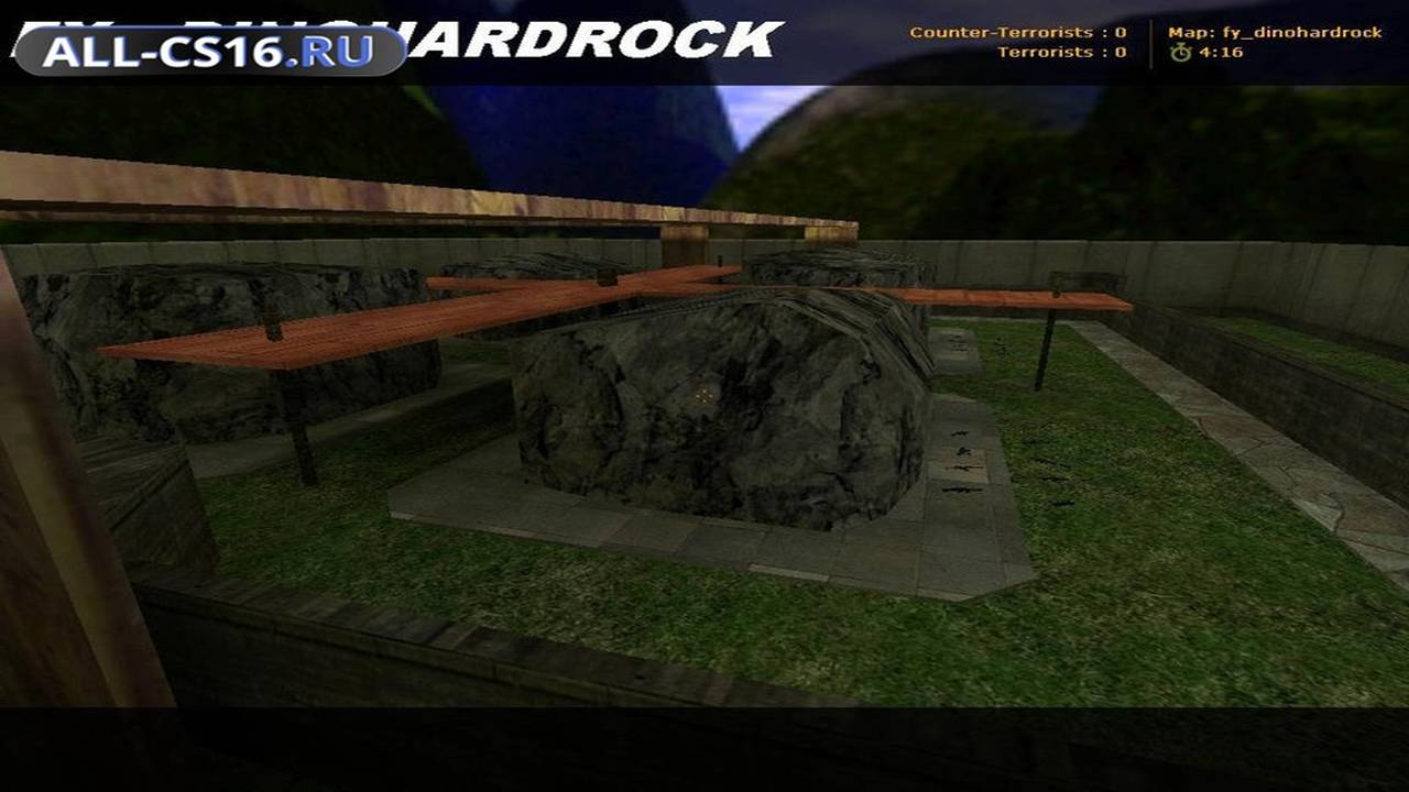 Карта «fy_dinohardrock» для CS 1.6 для CS 1.6