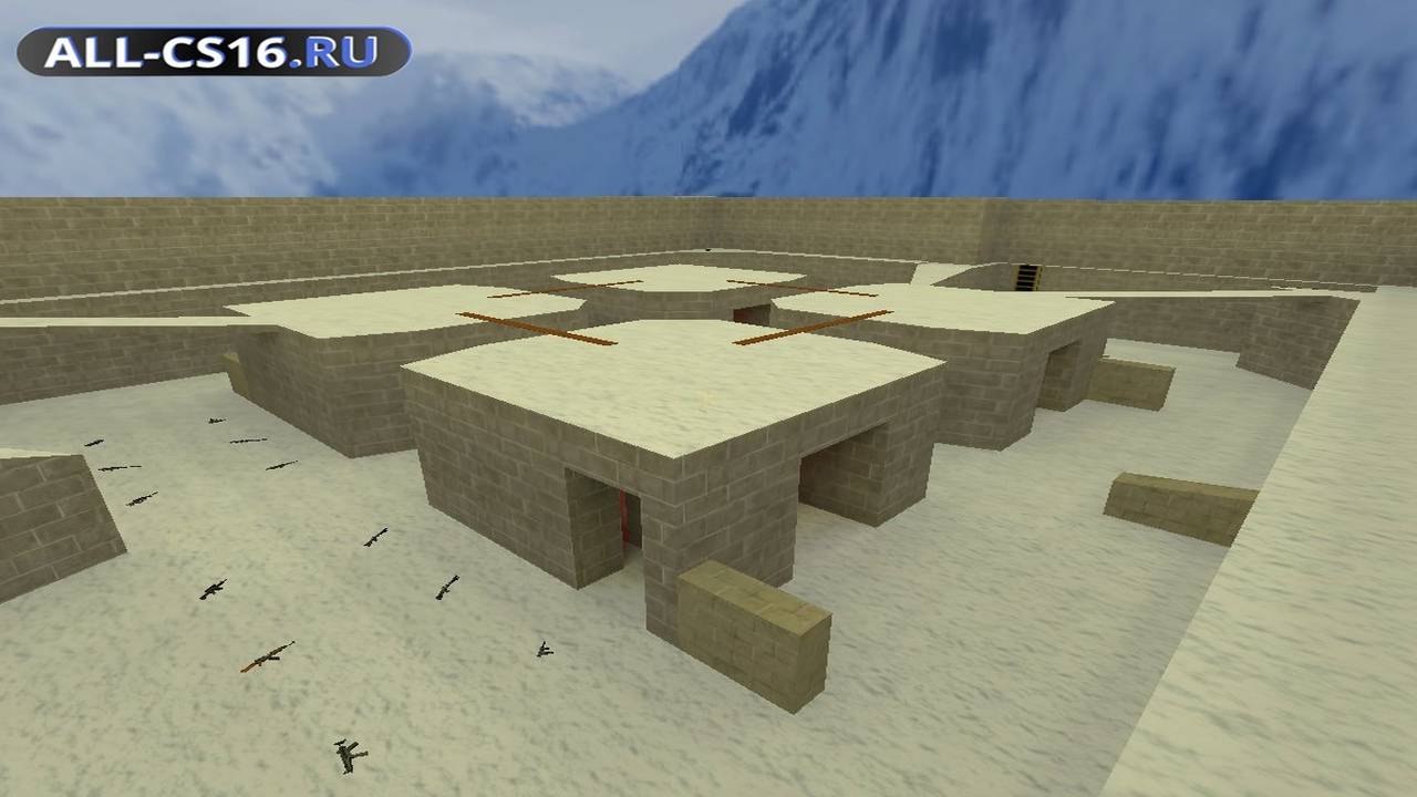 Карта «fy_dinoiceworld» для CS 1.6 для CS 1.6