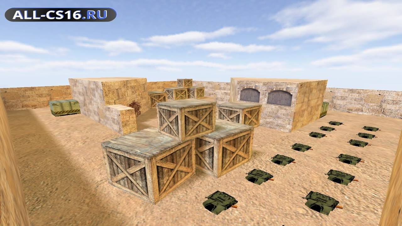 Карта «fy_dust» для CS 1.6 для CS 1.6