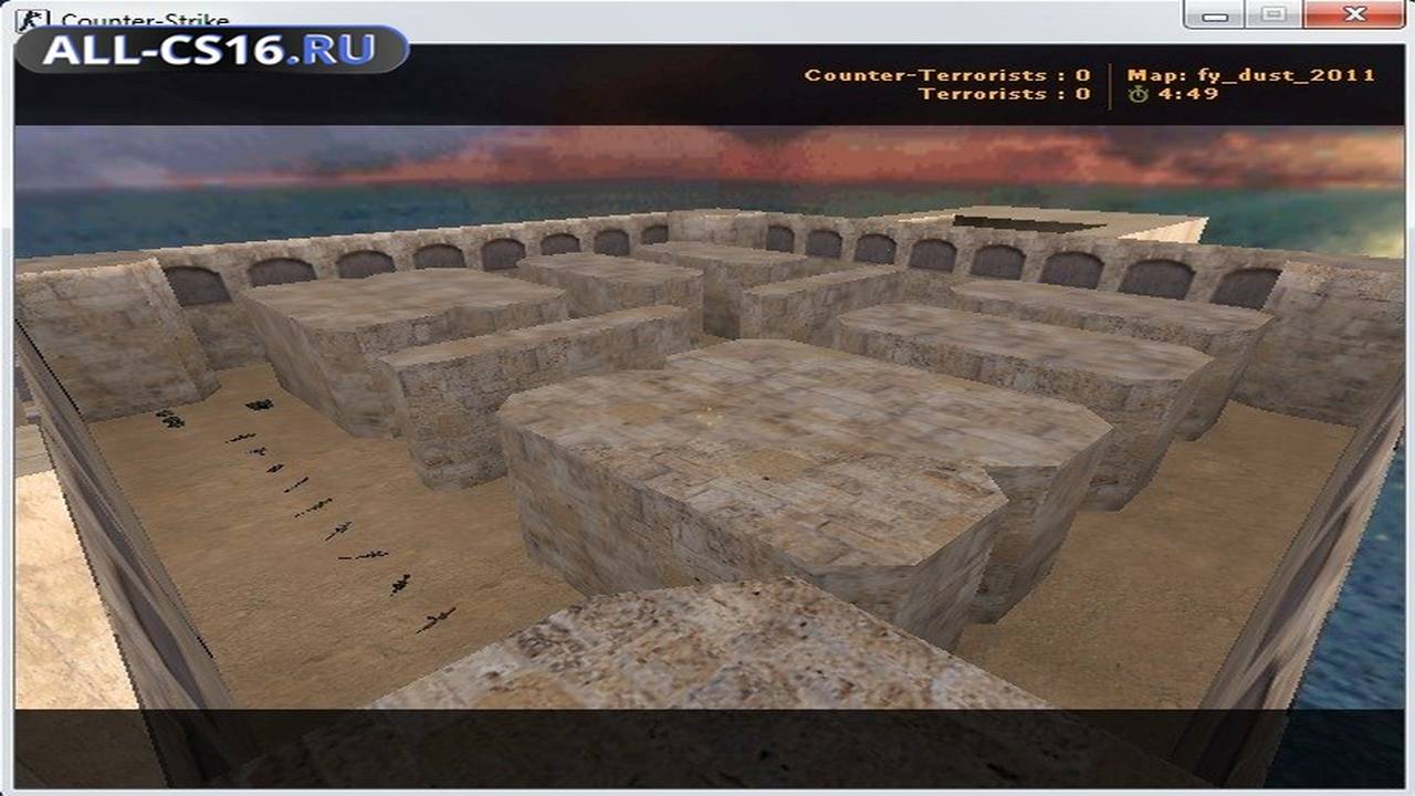 Карта «fy_dust_2011» для CS 1.6 для CS 1.6