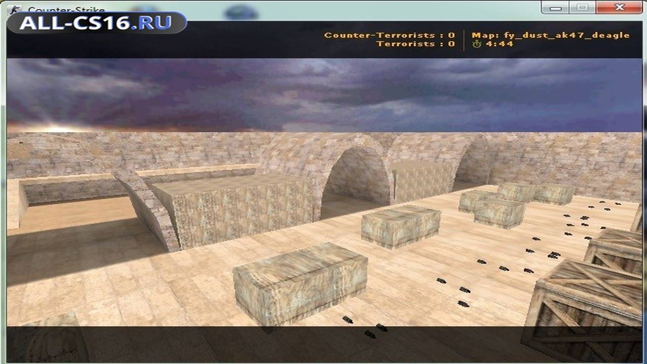 Карта «fy_dust_ak47_deagle» для CS 1.6 для CS 1.6