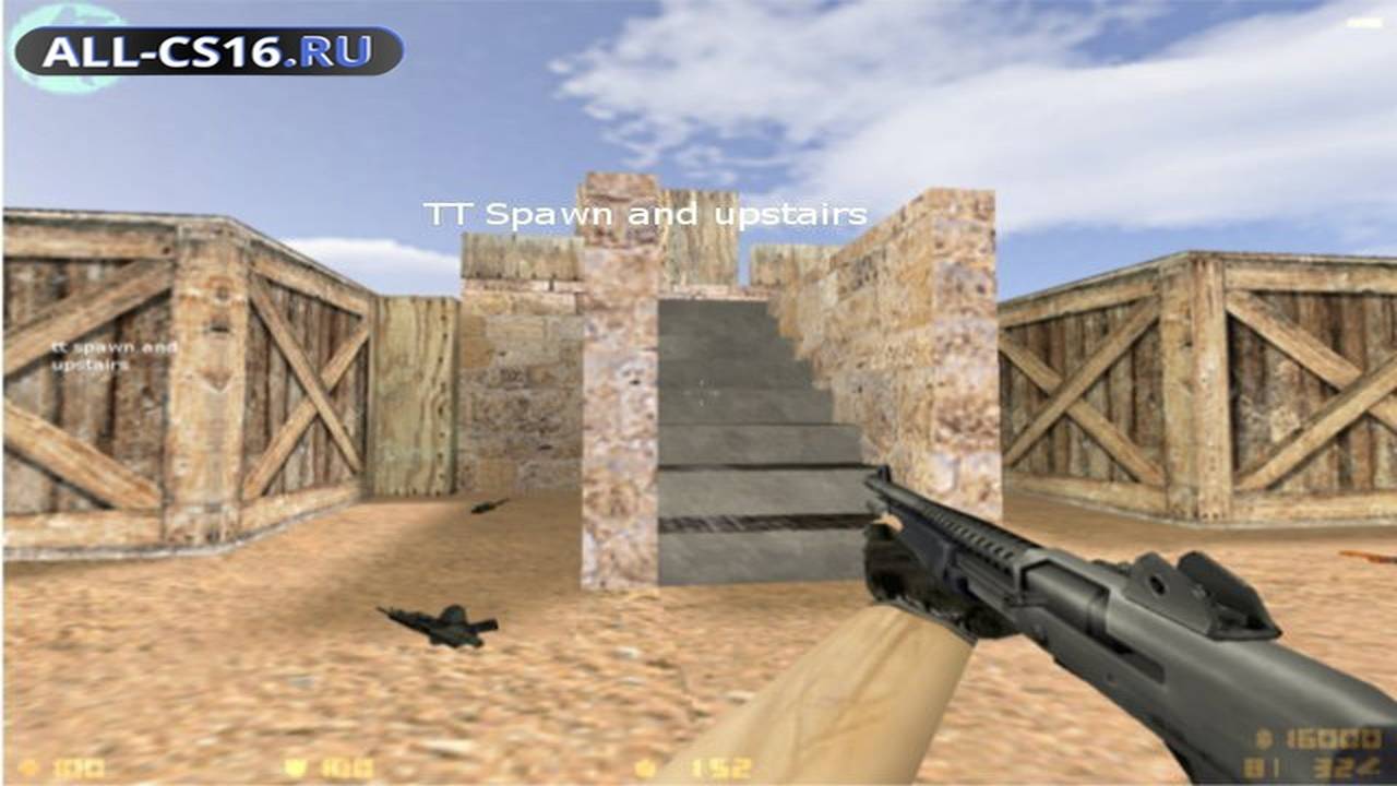 Карта «fy_dust_small» для CS 1.6 для CS 1.6