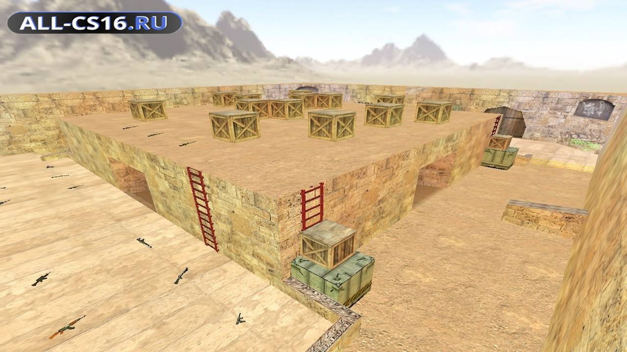 Карта «fy_dustworld» для CS 1.6 для CS 1.6