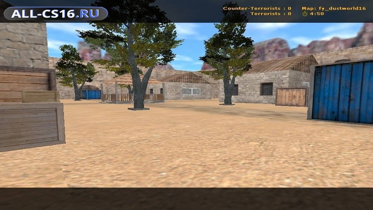 Карта «fy_dustworld16» для CS 1.6 для CS 1.6