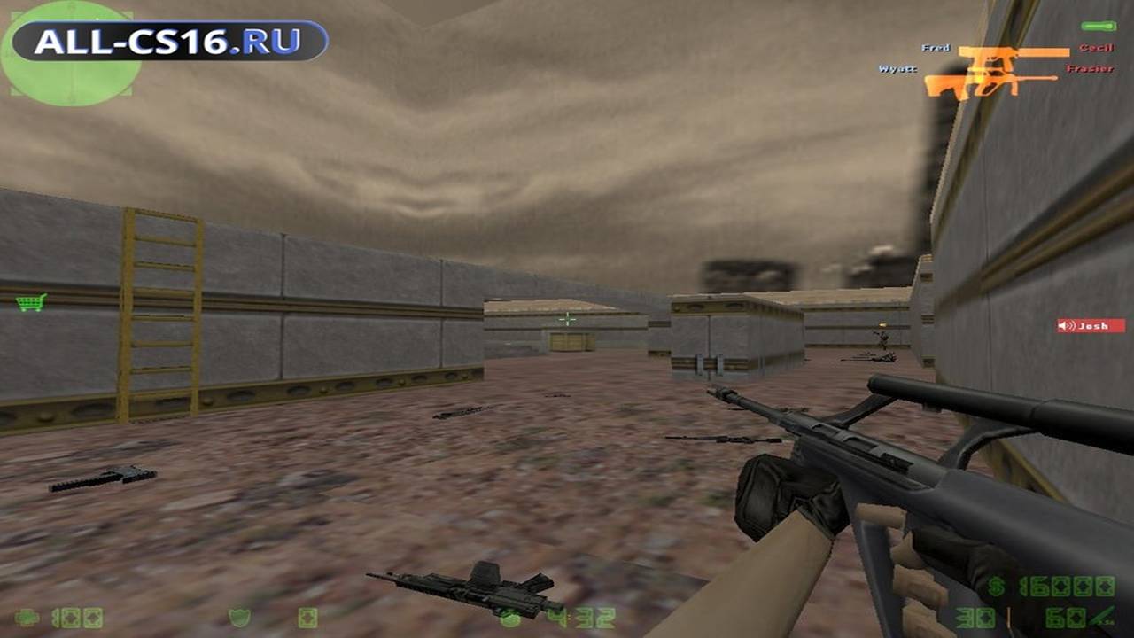 Карта «fy_fight_yard_v1» для CS 1.6 для CS 1.6