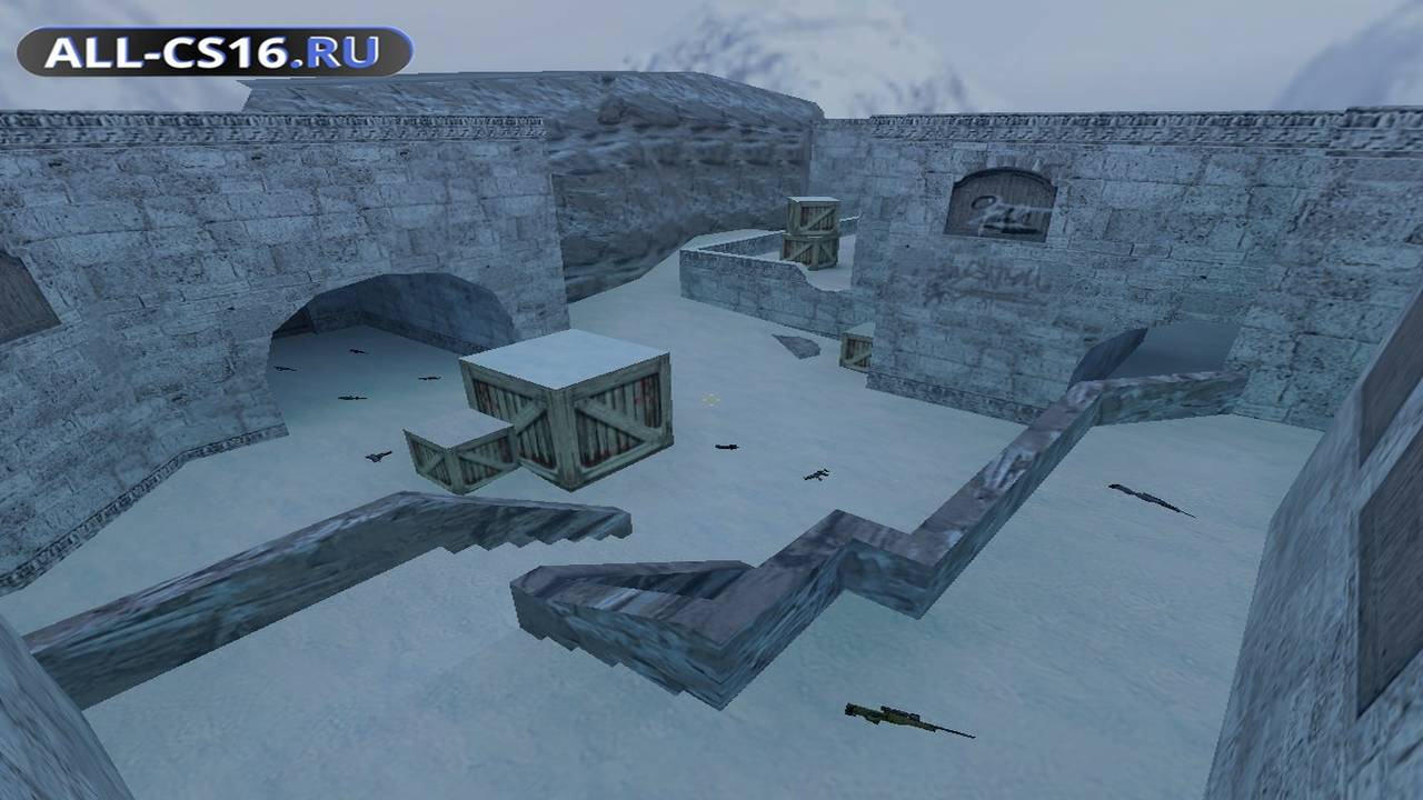 Карта «fy_frosty» для CS 1.6 для CS 1.6