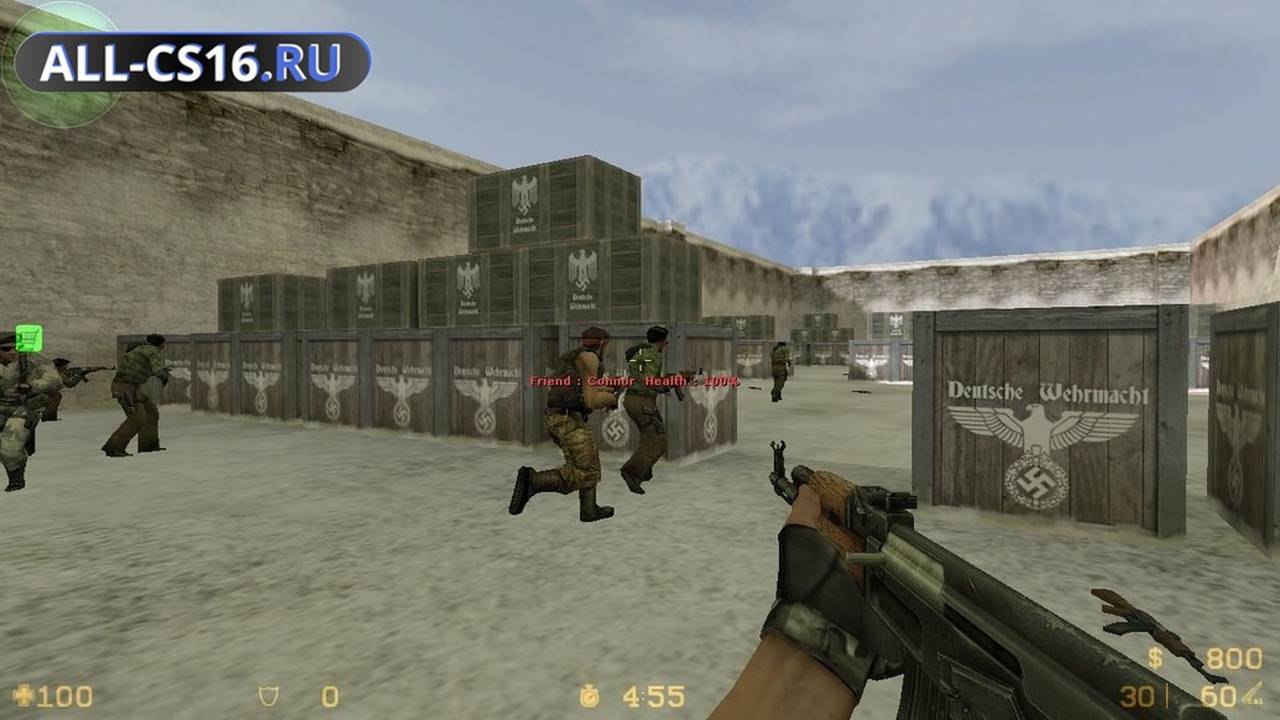 Карта «fy_frozen_place» для CS 1.6 для CS 1.6