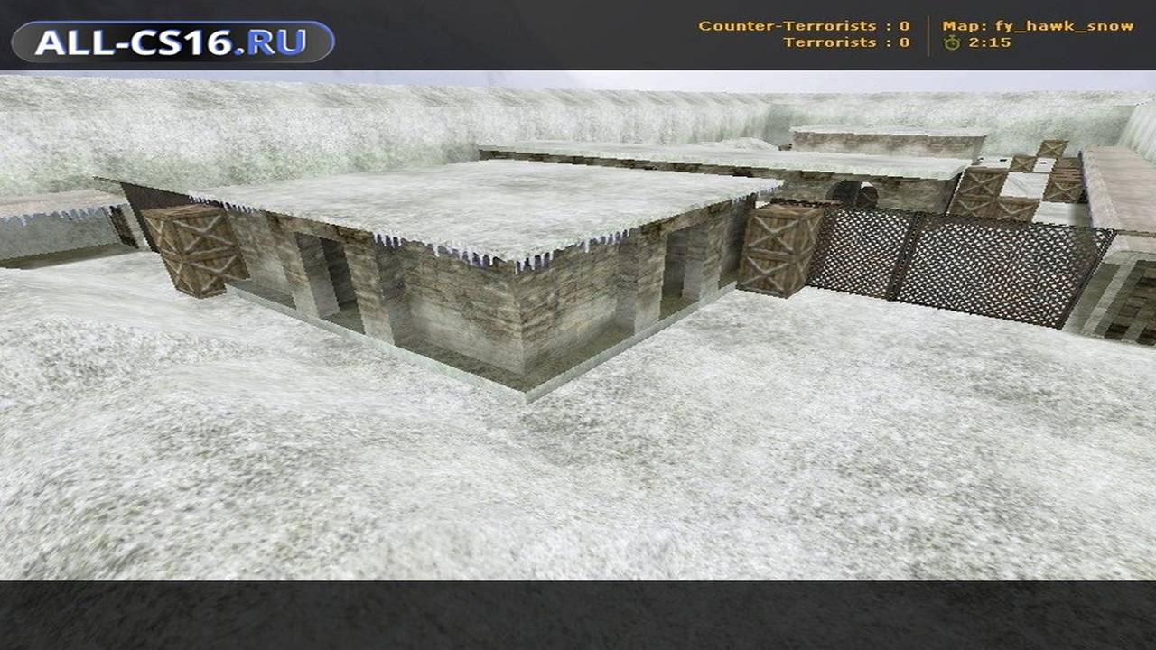 Карта «fy_hawk_snow» для CS 1.6 для CS 1.6