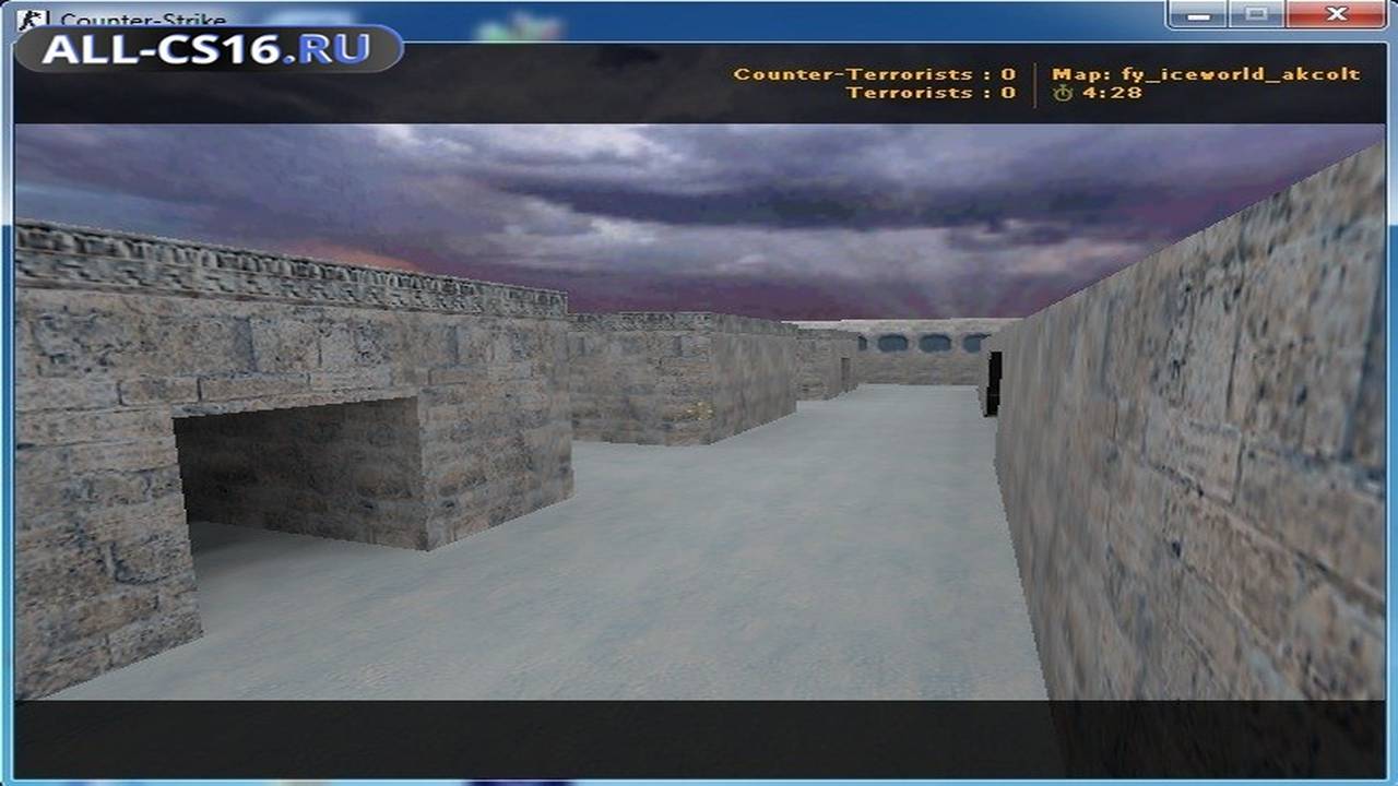 Карта «fy_iceworld_akcolt» для CS 1.6 для CS 1.6