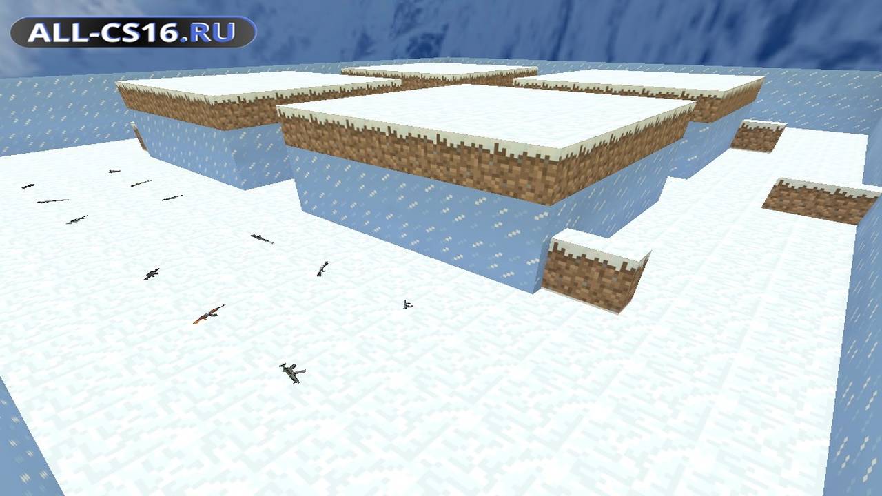 Карта «fy_iceworld_minecraft» для CS 1.6 для CS 1.6