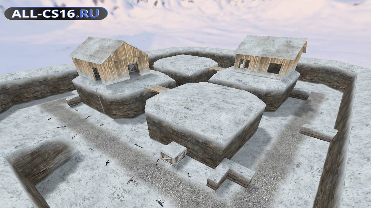 Карта «fy_iceworldx» для CS 1.6 для CS 1.6