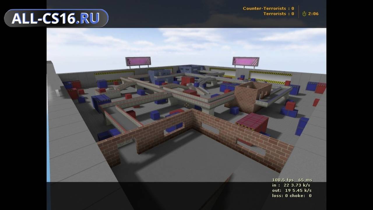 Карта «fy_ifrag_arena» для CS 1.6 для CS 1.6