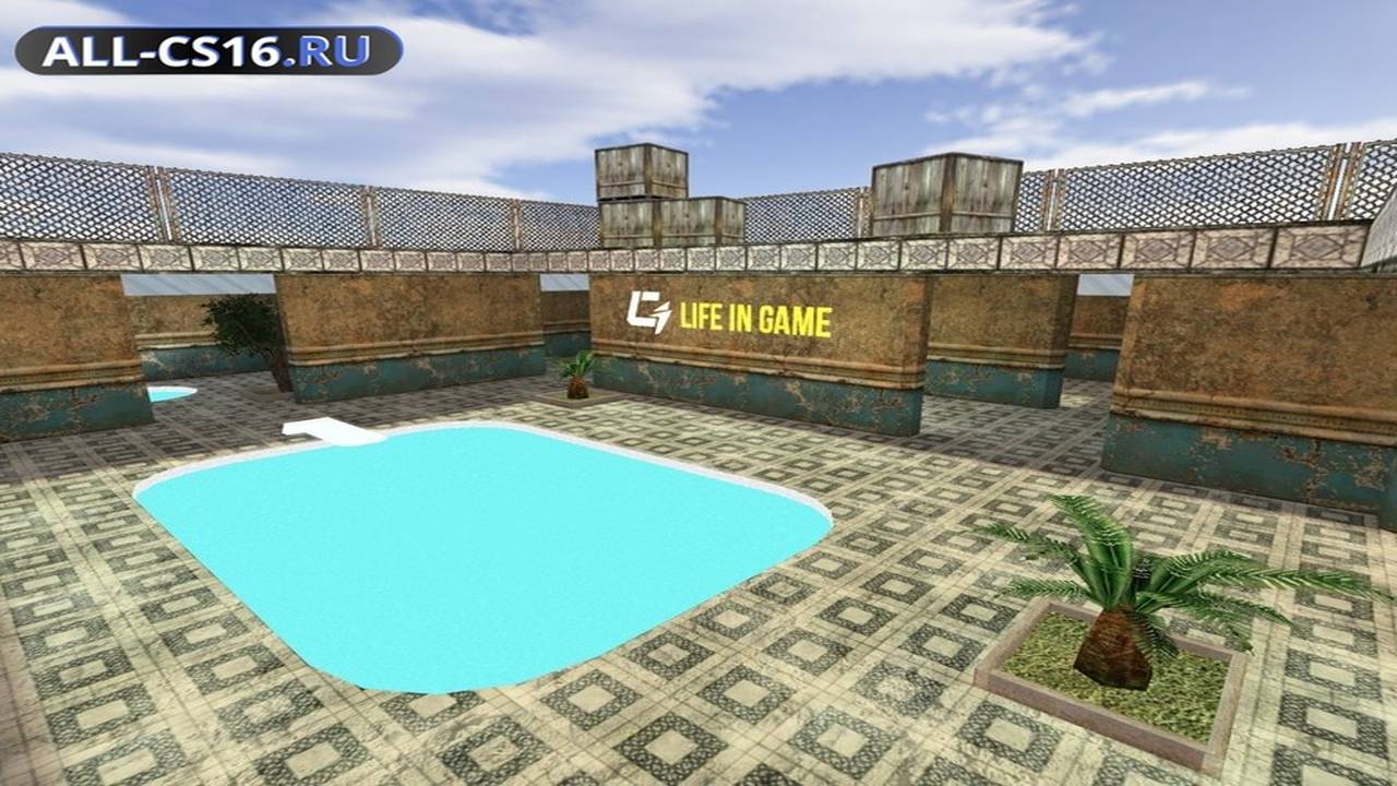 Карта «fy_life_in_game» для CS 1.6 для CS 1.6