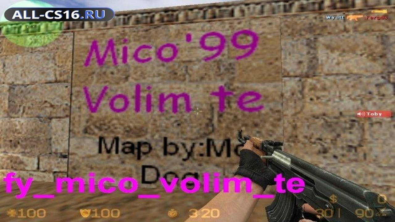 Карта «fy_mico_volim_te» для CS 1.6 для CS 1.6