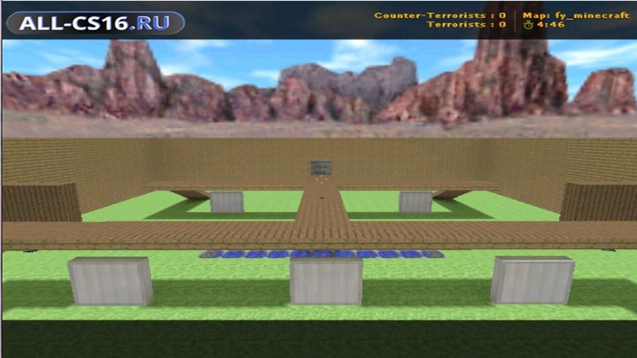 Карта «fy_minecraft» для CS 1.6 для CS 1.6