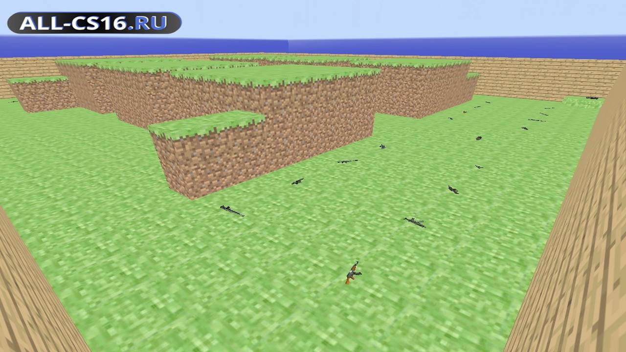 Карта «fy_minecraftworld» для CS 1.6 для CS 1.6