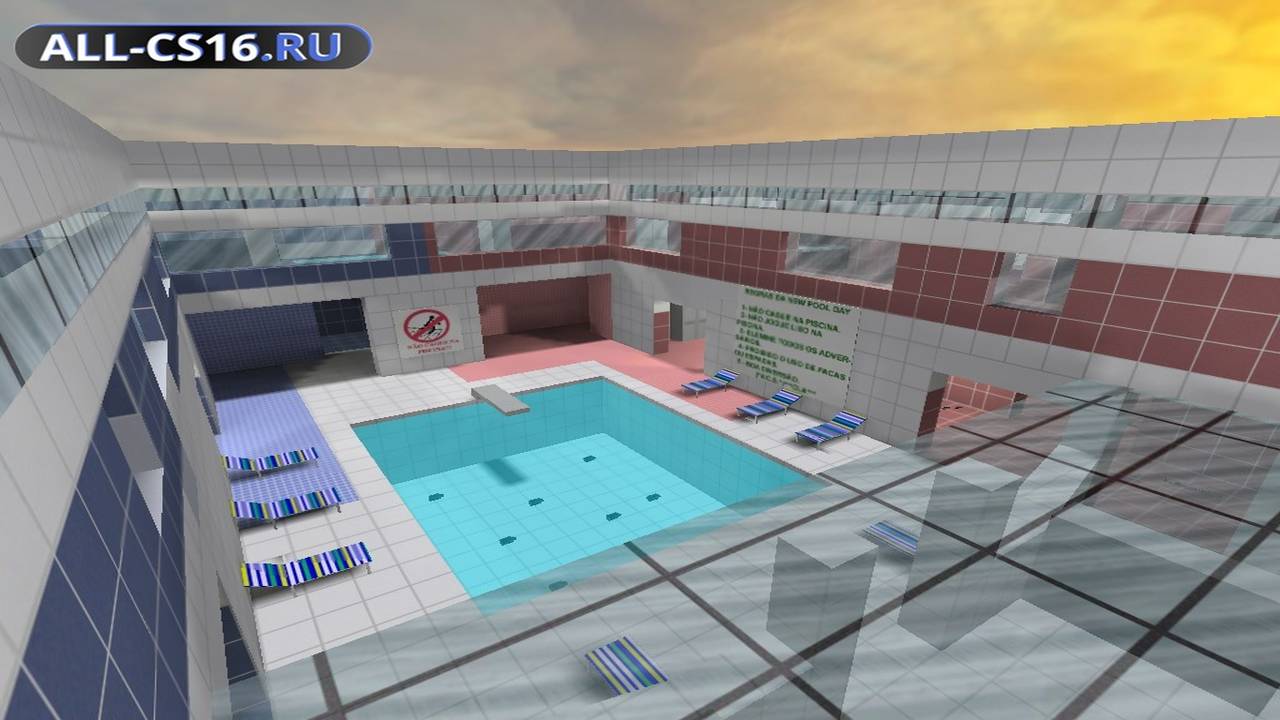 Карта «fy_new_pool_day2» для CS 1.6 для CS 1.6