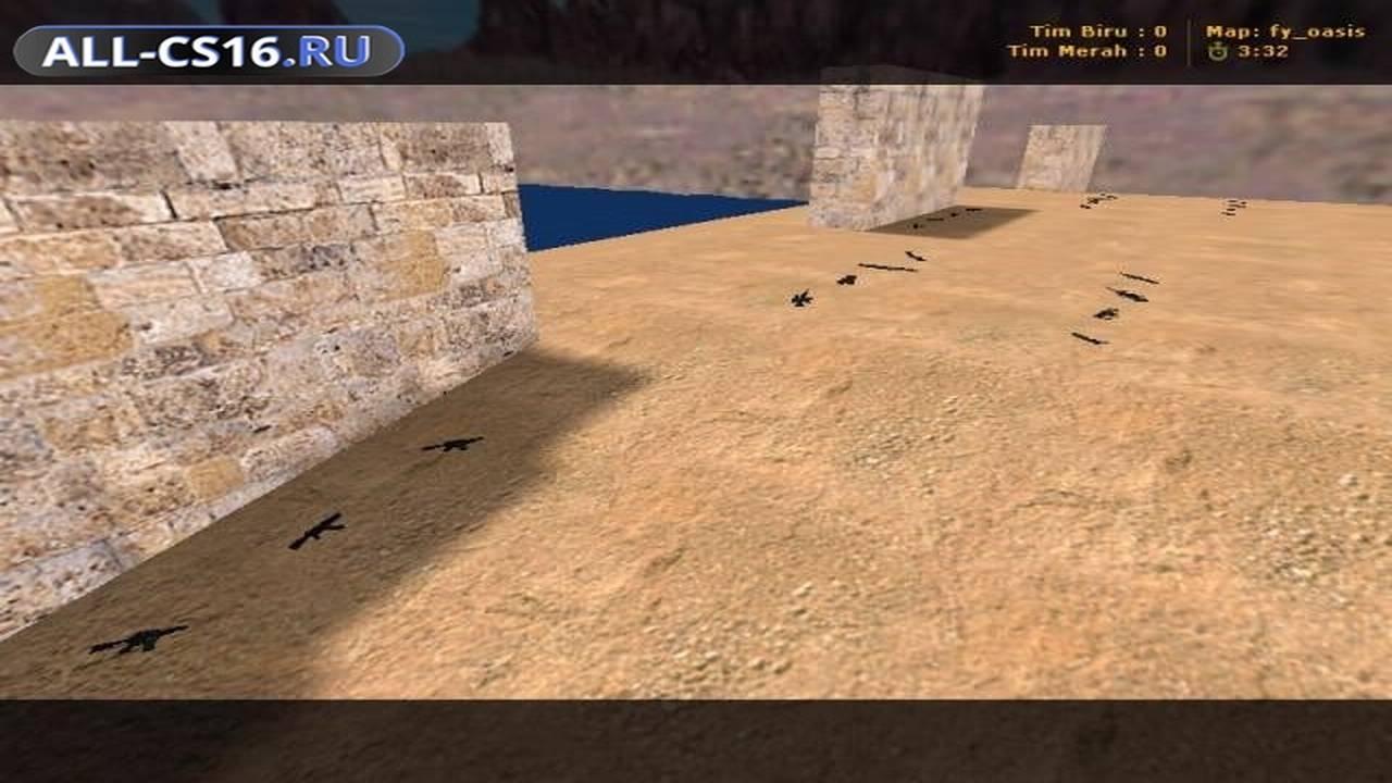 Карта «fy_oasis» для CS 1.6 для CS 1.6