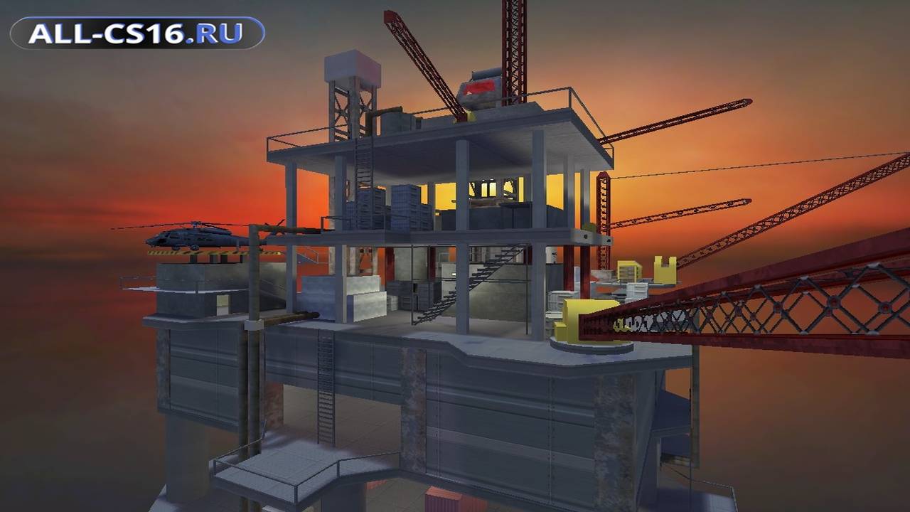 Карта «fy_oilrig» для CS 1.6 для CS 1.6