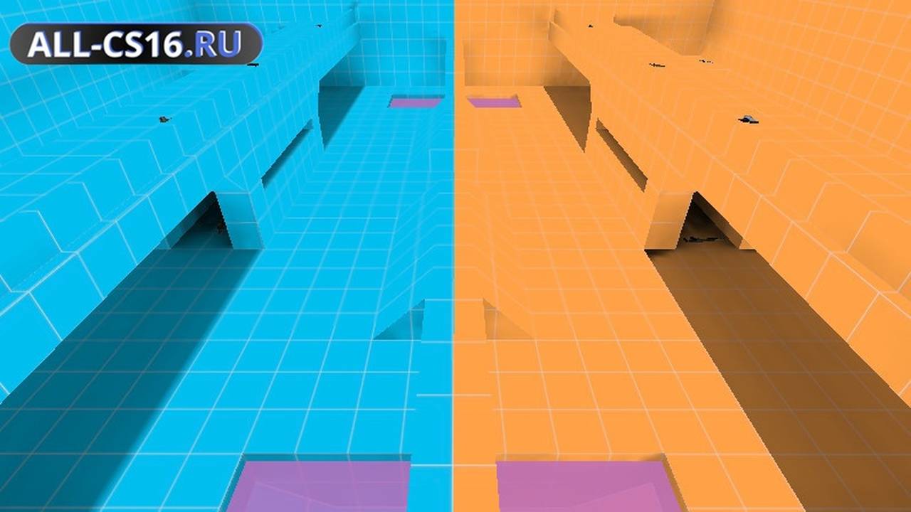 Карта «fy_orange_and_blue» для CS 1.6 для CS 1.6