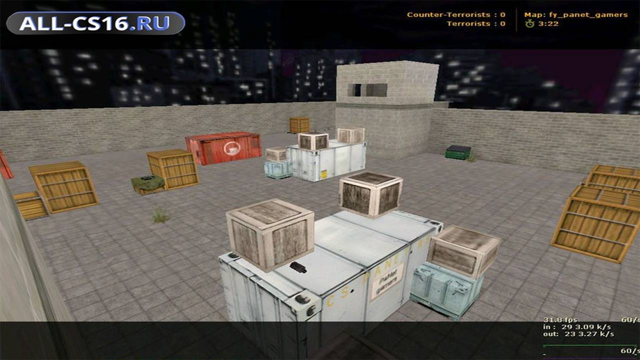 Карта «fy_panet_gamers» для CS 1.6 для CS 1.6