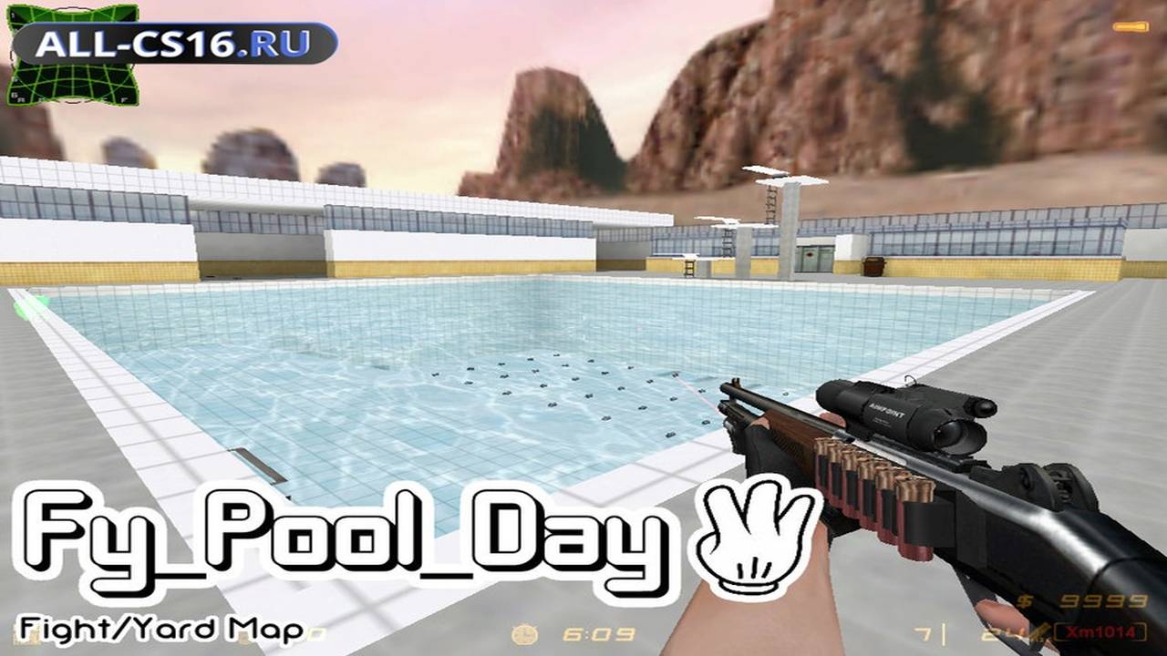 Карта «fy_pool_day3» для CS 1.6 для CS 1.6