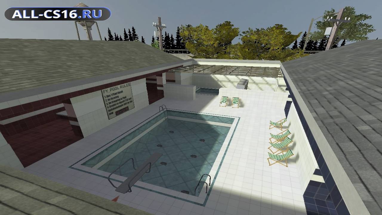 Карта «fy_pool_day_go» для CS 1.6 для CS 1.6