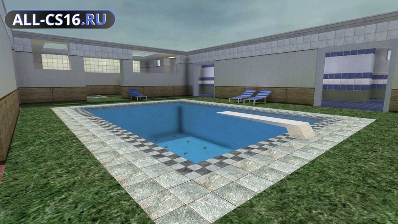 Карта «fy_pool_day_hd» для CS 1.6 для CS 1.6