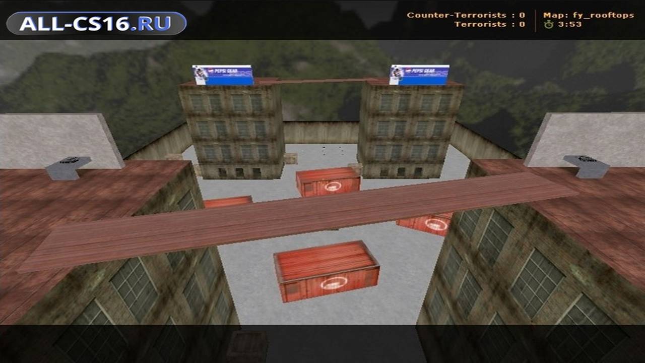 Карта «fy_rooftops» для CS 1.6 для CS 1.6