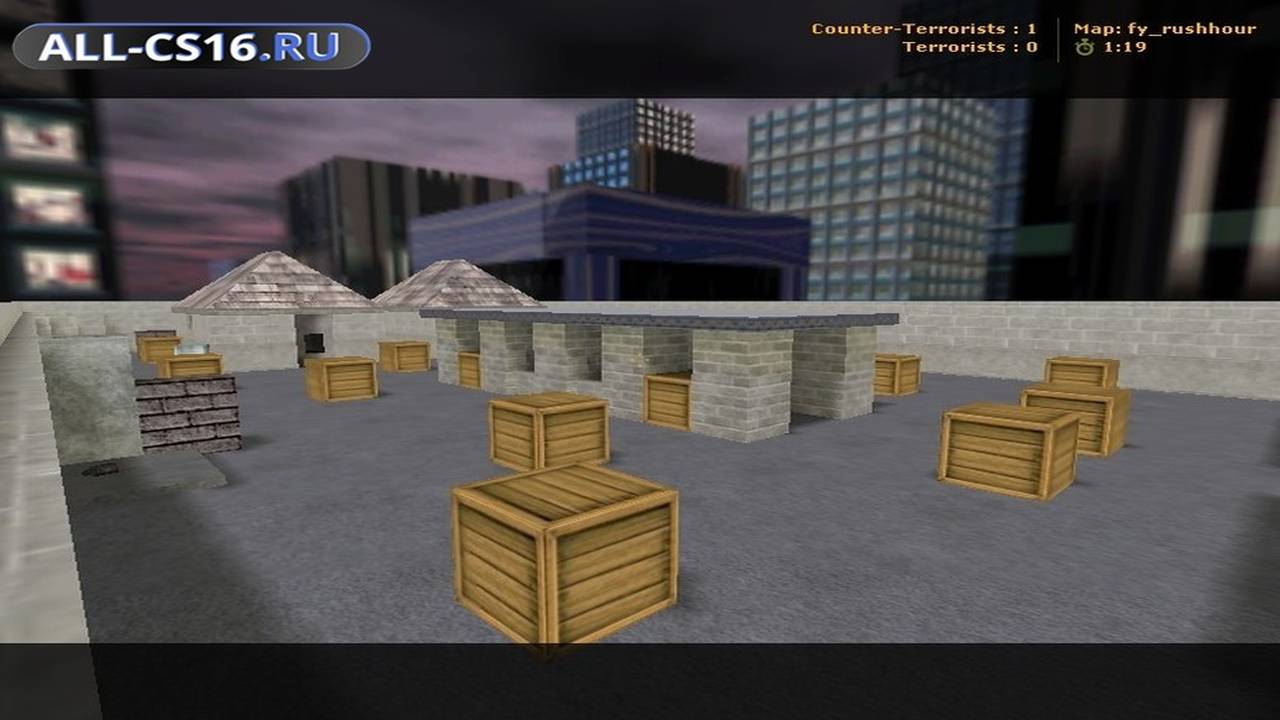 Карта «fy_rushhour» для CS 1.6 для CS 1.6