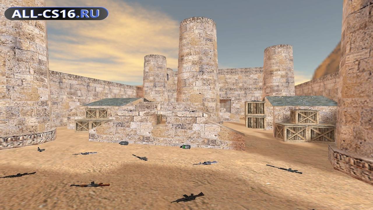 Карта «fy_sandypillars» для CS 1.6 для CS 1.6
