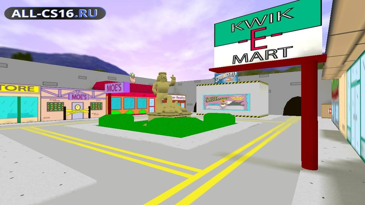Карта «fy_simpsons_ach» для CS 1.6 для CS 1.6