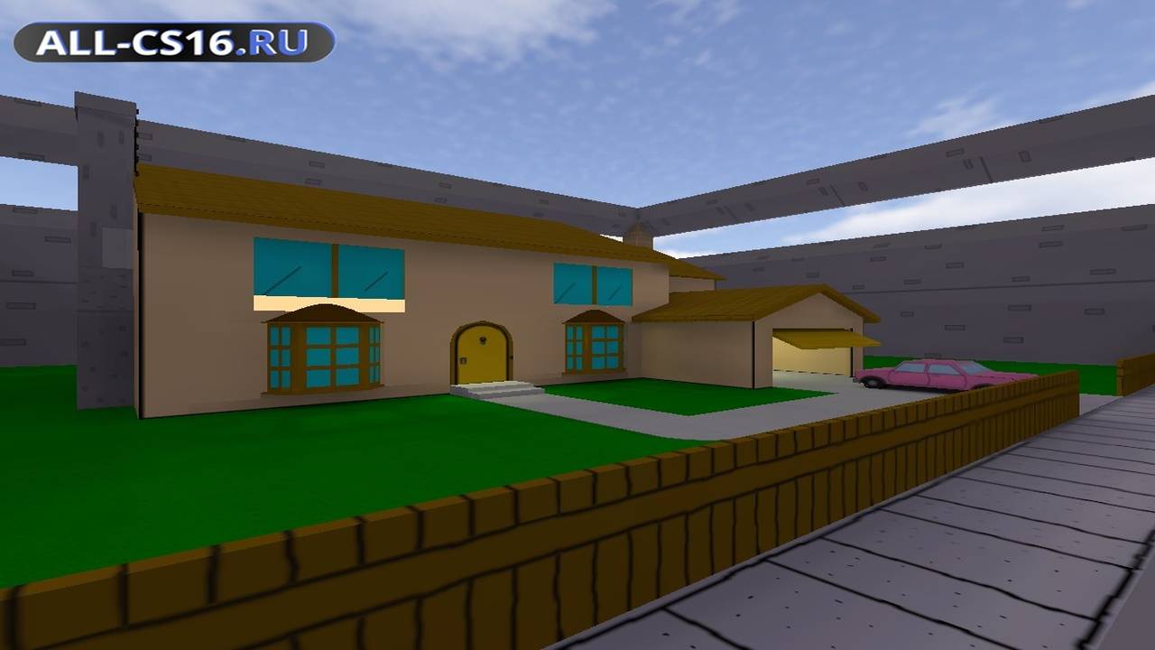 Карта «fy_simpsons_house» для CS 1.6 для CS 1.6