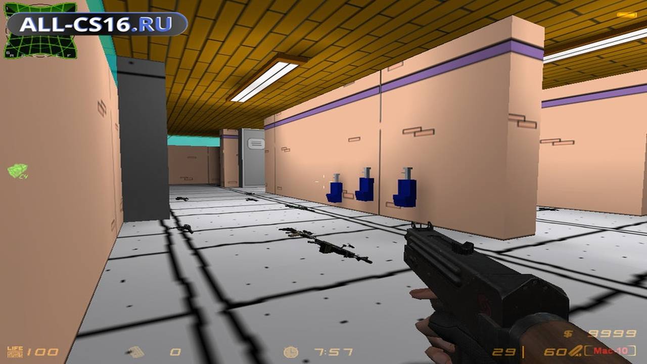 Карта «fy_simpsons_pool_day» для CS 1.6 для CS 1.6