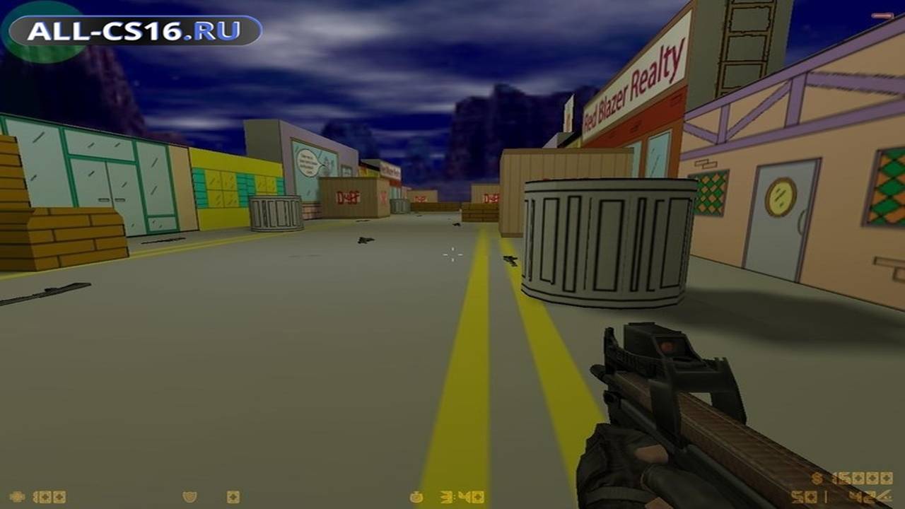 Карта «fy_simpsons_street» для CS 1.6 для CS 1.6