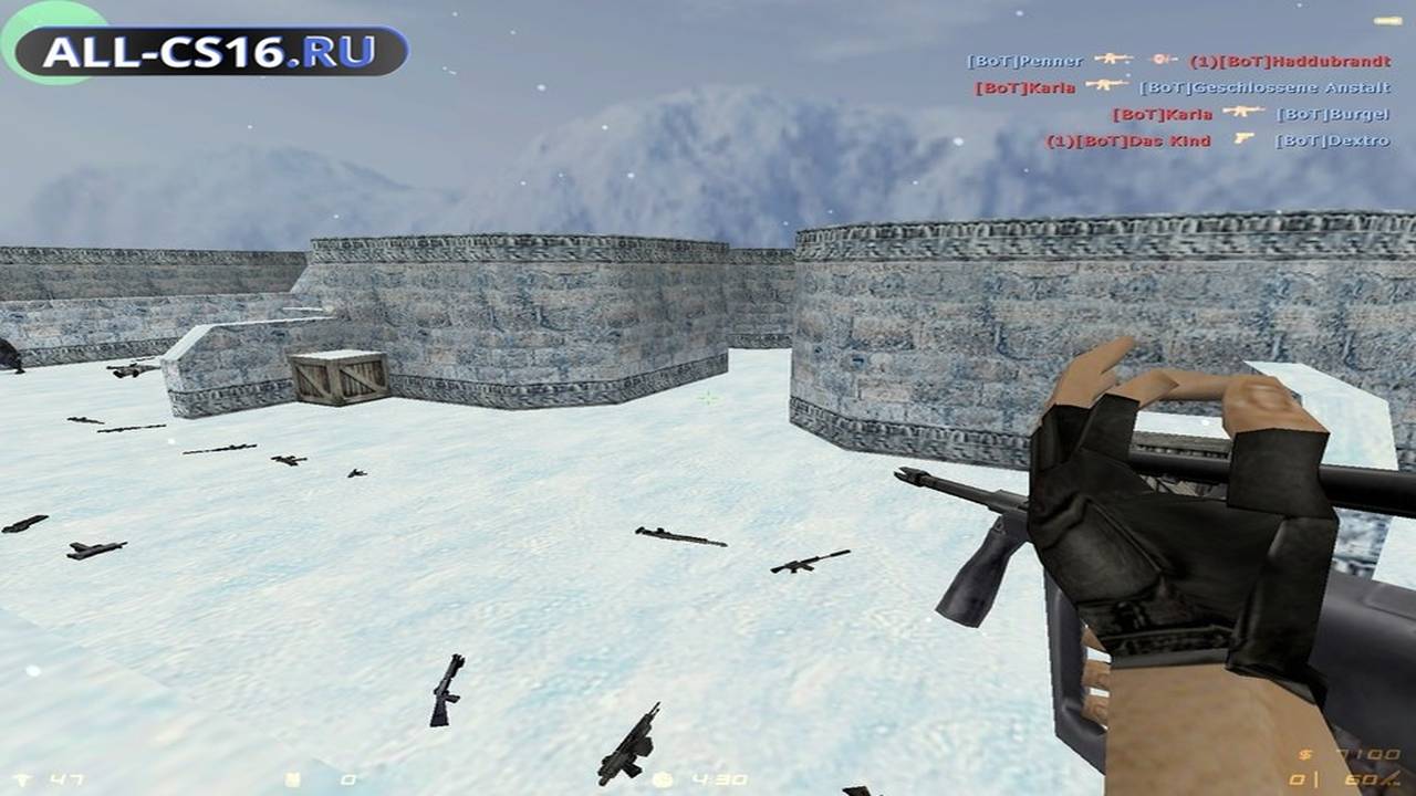Карта «fy_snow4base» для CS 1.6 для CS 1.6