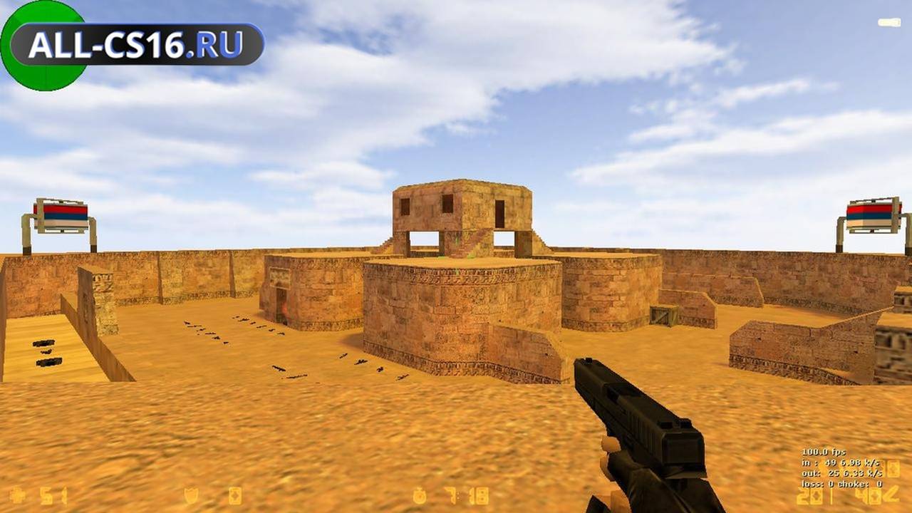 Карта «fy_snow_dust2tp» для CS 1.6 для CS 1.6