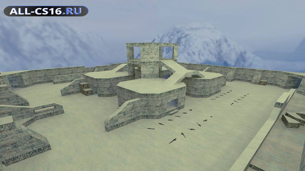Карта «fy_snow_fg» для CS 1.6 для CS 1.6