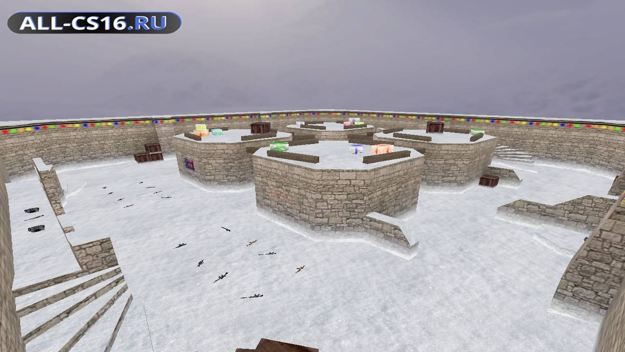 Карта «fy_snow_geo» для CS 1.6 для CS 1.6