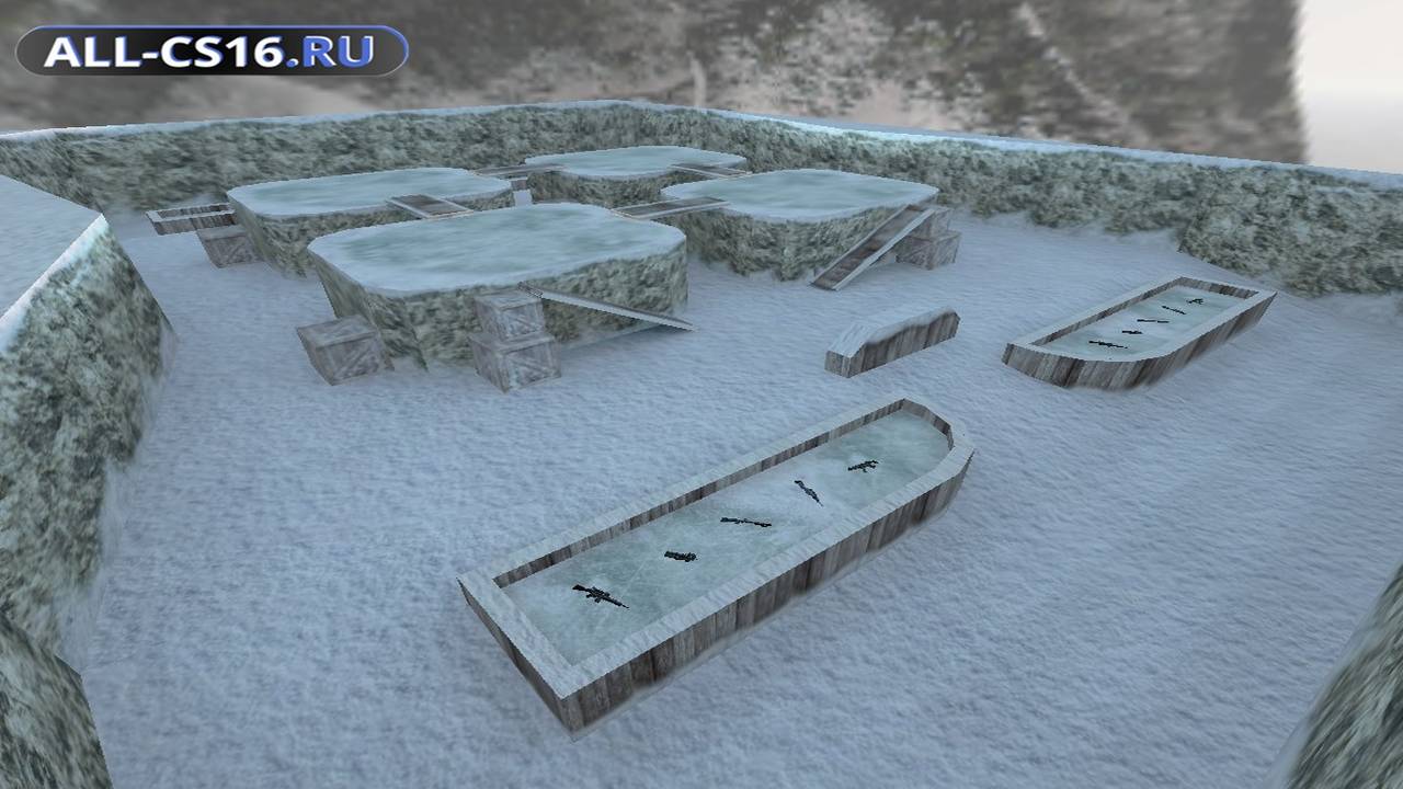 Карта «fy_snowday» для CS 1.6 для CS 1.6
