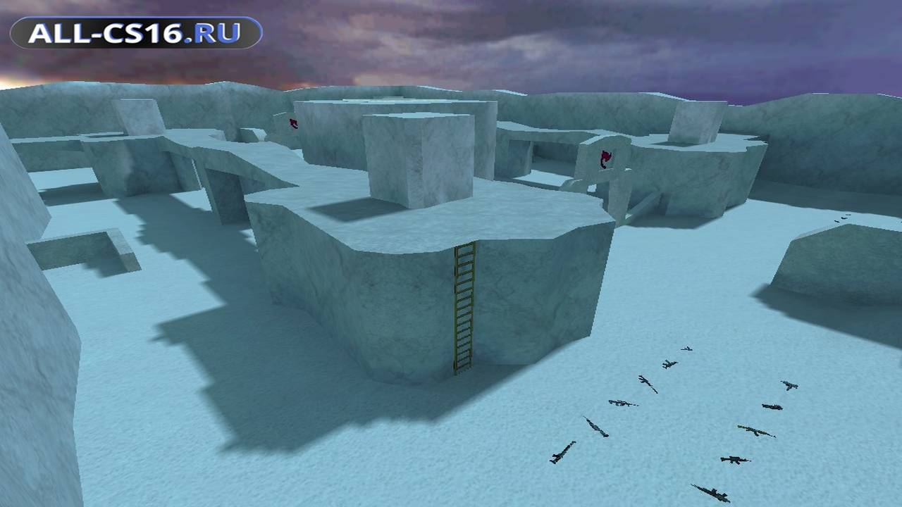 Карта «fy_snowplace_sym» для CS 1.6 для CS 1.6