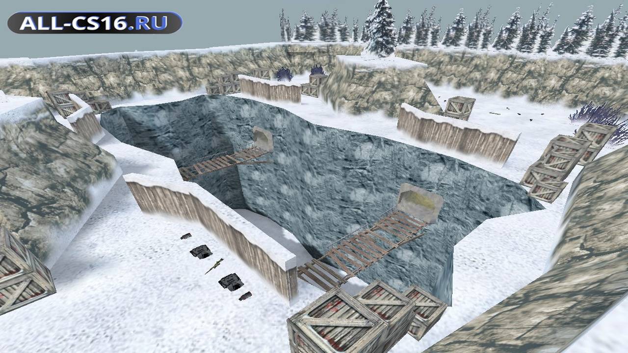 Карта «fy_snowrock» для CS 1.6 для CS 1.6